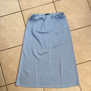J.Crew Light Blue Women's Midi Skirt
